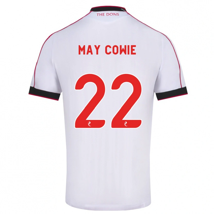 Danxen Męski Ellie May Cowie #22 Czarny Czerwony Biały Wyjazdowa Koszulka 2026/27 Koszulki Klubowe