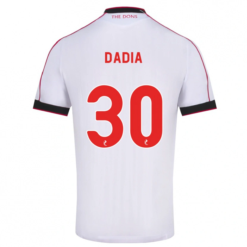 Danxen Męski Or Dadia #30 Czarny Czerwony Biały Wyjazdowa Koszulka 2026/27 Koszulki Klubowe