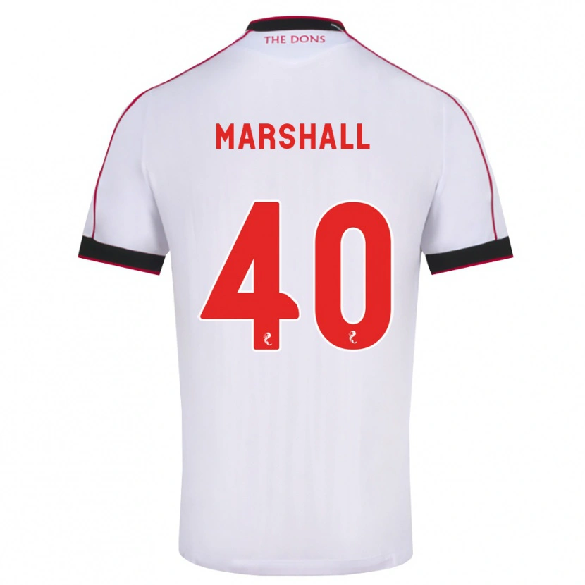 Danxen Męski Findlay Marshall #40 Czarny Czerwony Biały Wyjazdowa Koszulka 2026/27 Koszulki Klubowe