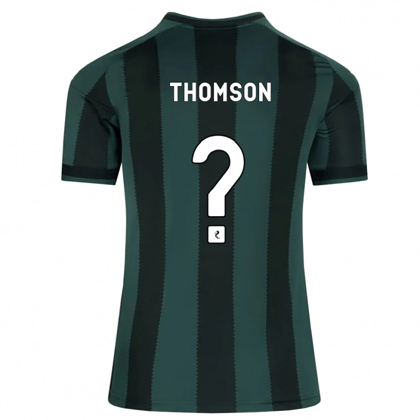 Danxen Męski Jack Thomson #0 Ciemny Szary Łupek Czarny Wyjazdowa Koszulka 2026/27 Koszulki Klubowe