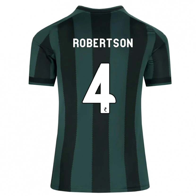 Danxen Męski Lisa Robertson #4 Ciemny Szary Łupek Czarny Wyjazdowa Koszulka 2026/27 Koszulki Klubowe
