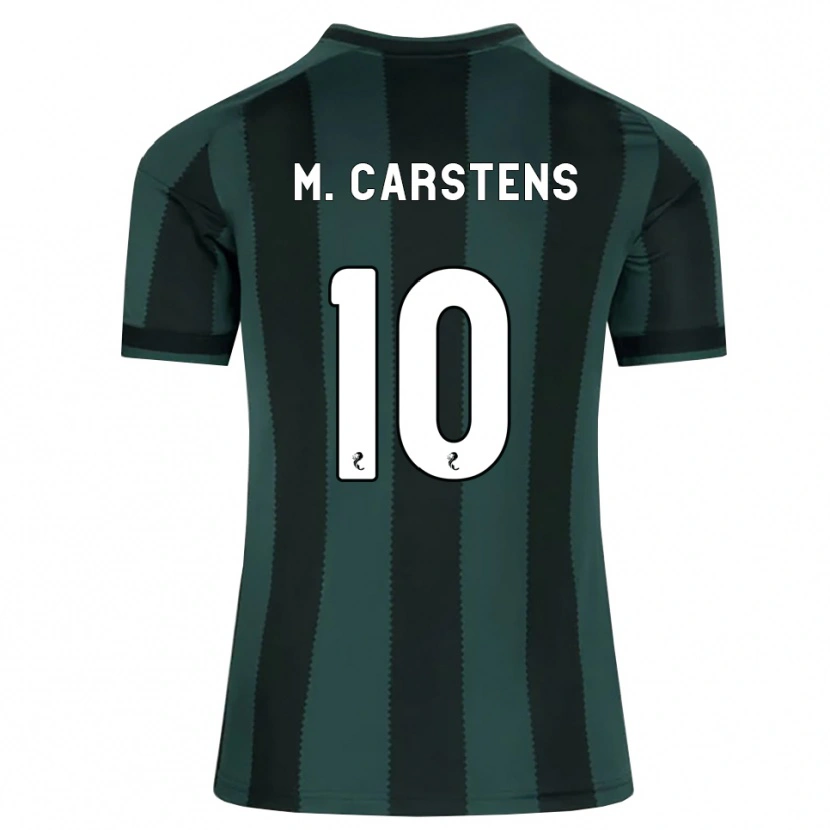 Danxen Męski Mathilde Carstens #10 Ciemny Szary Łupek Czarny Wyjazdowa Koszulka 2026/27 Koszulki Klubowe