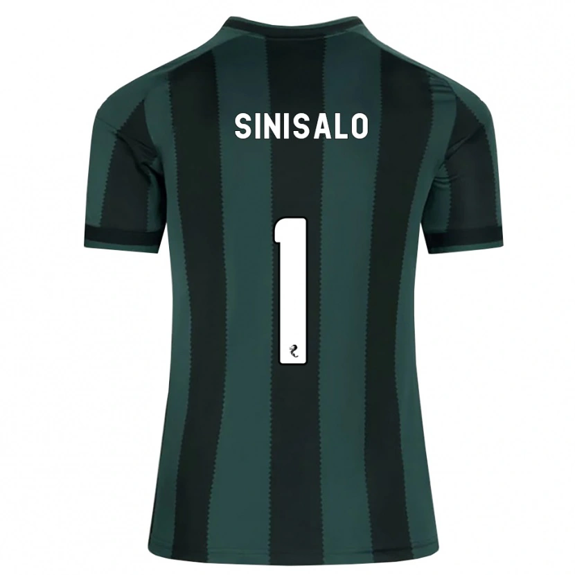 Danxen Męski Viljami Sinisalo #1 Ciemny Szary Łupek Czarny Wyjazdowa Koszulka 2026/27 Koszulki Klubowe