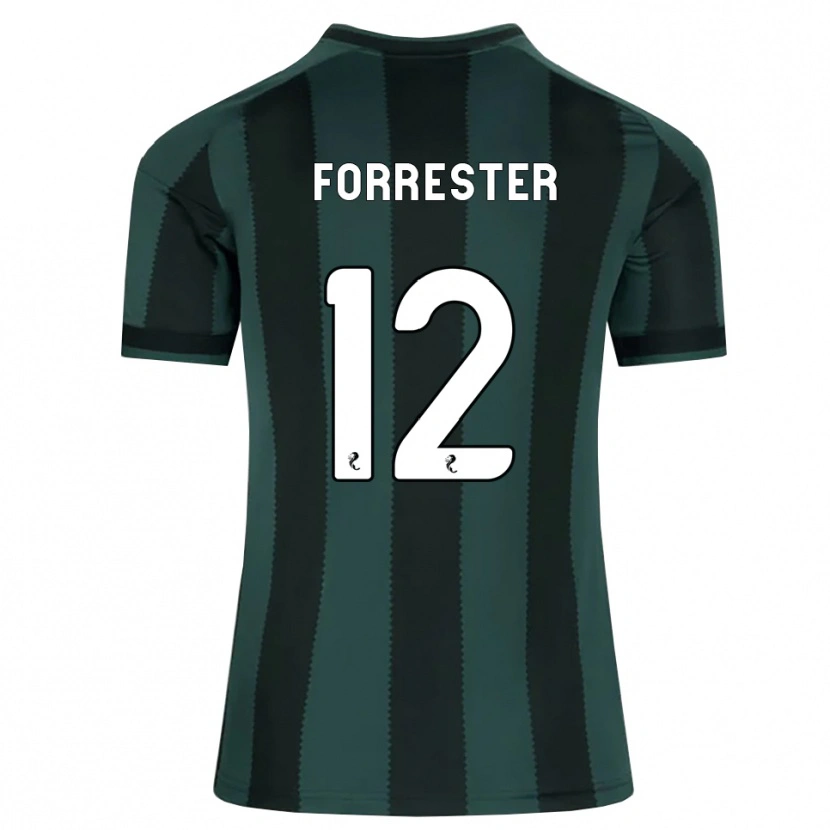 Danxen Męski Shay Forrester #12 Ciemny Szary Łupek Czarny Wyjazdowa Koszulka 2026/27 Koszulki Klubowe