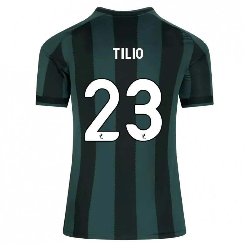 Danxen Męski Marco Tilio #23 Ciemny Szary Łupek Czarny Wyjazdowa Koszulka 2026/27 Koszulki Klubowe