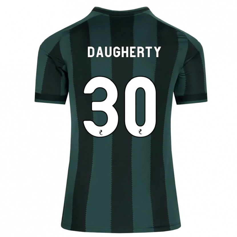 Danxen Męski Kelsey Daugherty #30 Ciemny Szary Łupek Czarny Wyjazdowa Koszulka 2026/27 Koszulki Klubowe