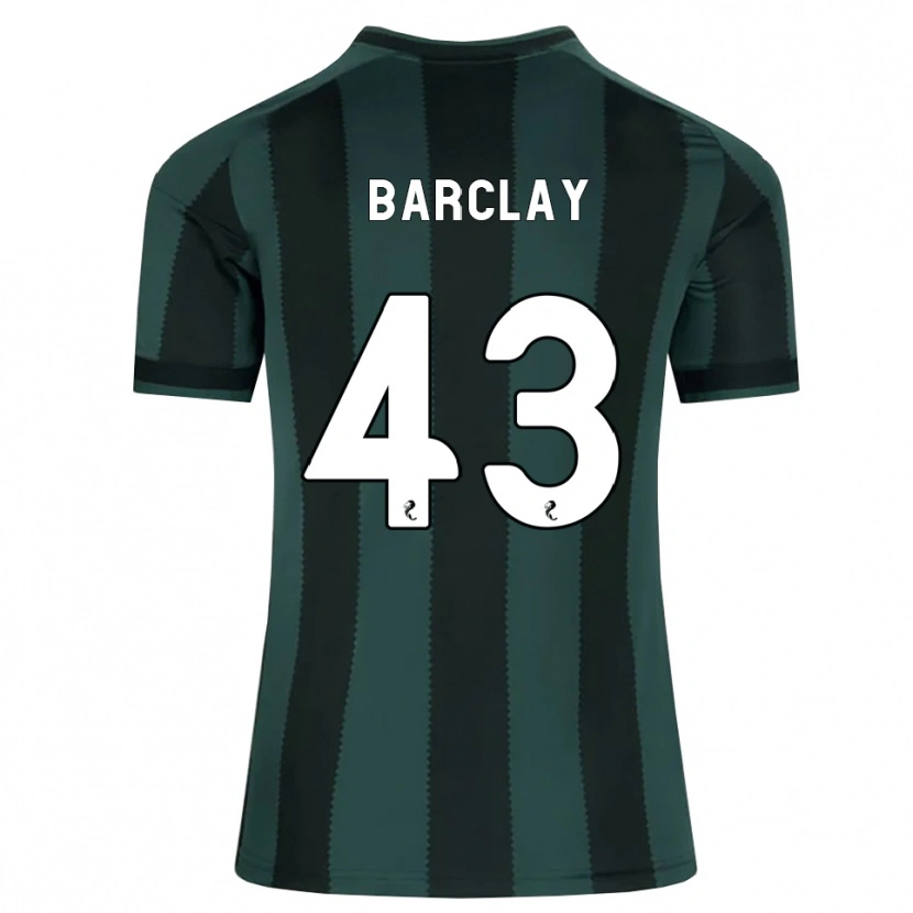 Danxen Męski Lucy Barclay #43 Ciemny Szary Łupek Czarny Wyjazdowa Koszulka 2026/27 Koszulki Klubowe