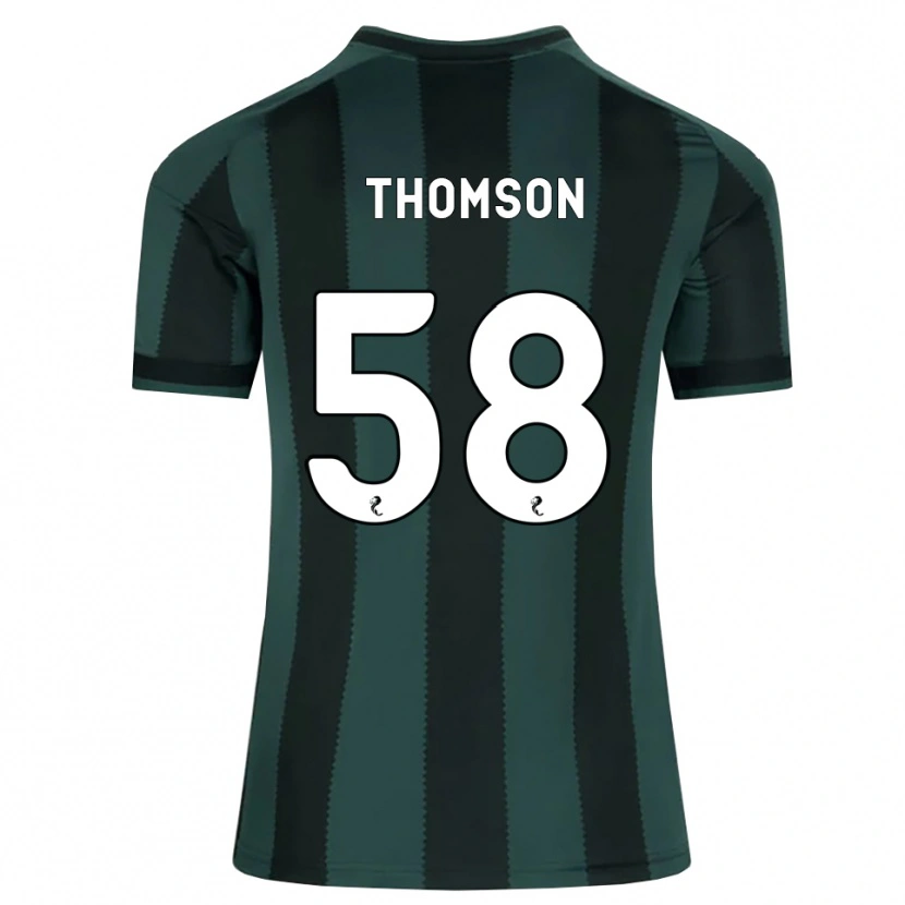 Danxen Męski Corey Thomson #58 Ciemny Szary Łupek Czarny Wyjazdowa Koszulka 2026/27 Koszulki Klubowe