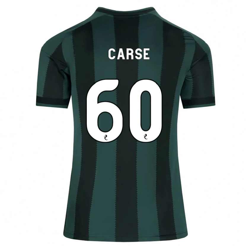 Danxen Męski Mackenzie Carse #60 Ciemny Szary Łupek Czarny Wyjazdowa Koszulka 2026/27 Koszulki Klubowe