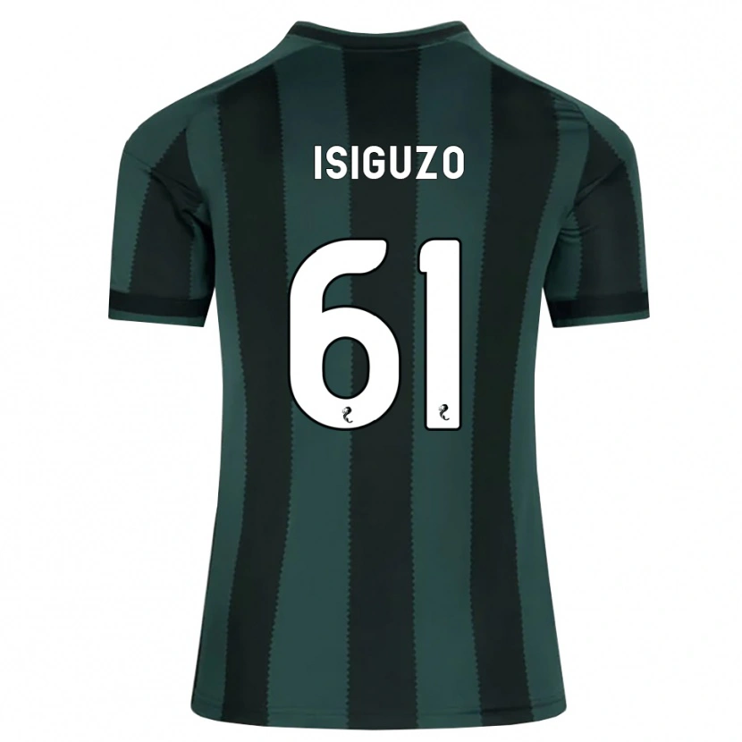 Danxen Męski Samuel Isiguzo #61 Ciemny Szary Łupek Czarny Wyjazdowa Koszulka 2026/27 Koszulki Klubowe