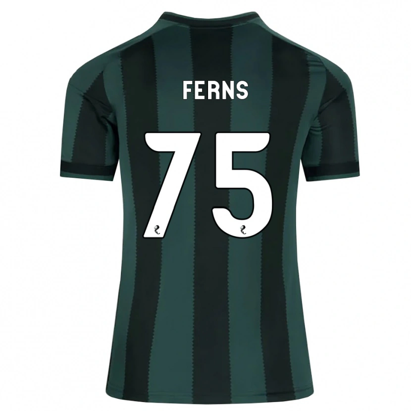 Danxen Męski Ronan Ferns #75 Ciemny Szary Łupek Czarny Wyjazdowa Koszulka 2026/27 Koszulki Klubowe
