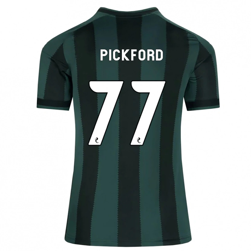 Danxen Męski Tom Pickford #77 Ciemny Szary Łupek Czarny Wyjazdowa Koszulka 2026/27 Koszulki Klubowe
