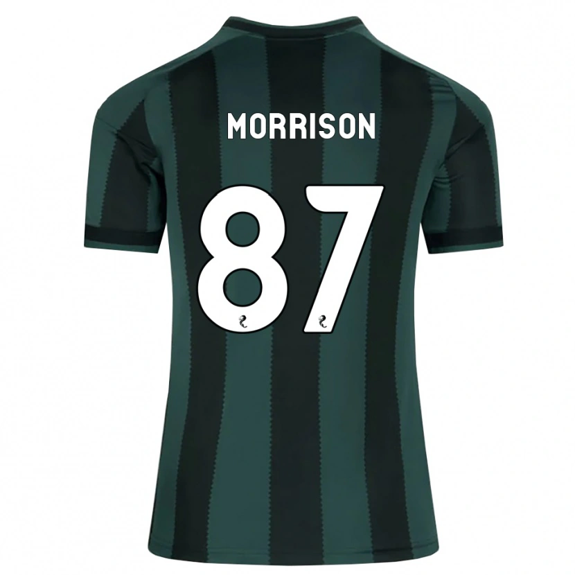 Danxen Męski Joe Morrison #87 Ciemny Szary Łupek Czarny Wyjazdowa Koszulka 2026/27 Koszulki Klubowe