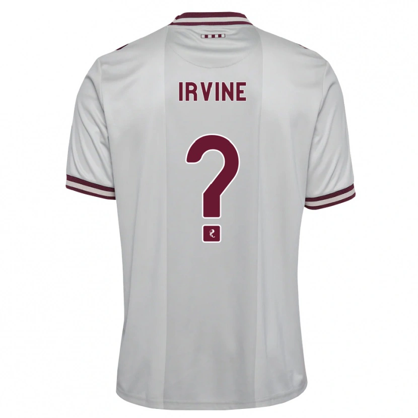 Danxen Męski Dylan Irvine #0 Biały Bordowy Wyjazdowa Koszulka 2026/27 Koszulki Klubowe