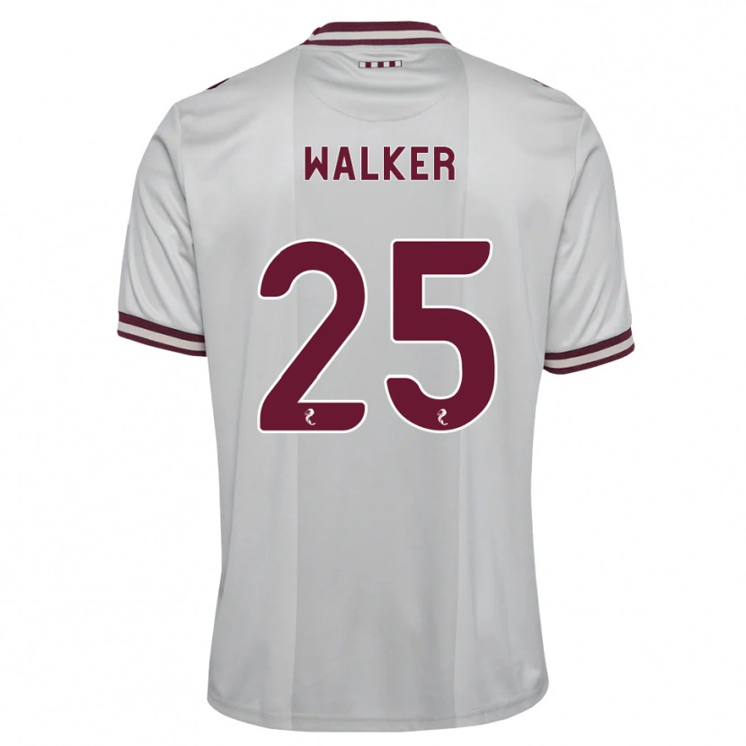 Danxen Męski Liam Walker #25 Biały Bordowy Wyjazdowa Koszulka 2026/27 Koszulki Klubowe