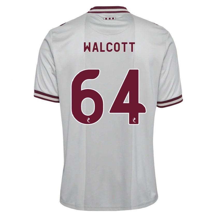 Danxen Męski Malachi Fagan-Walcott #64 Biały Bordowy Wyjazdowa Koszulka 2026/27 Koszulki Klubowe