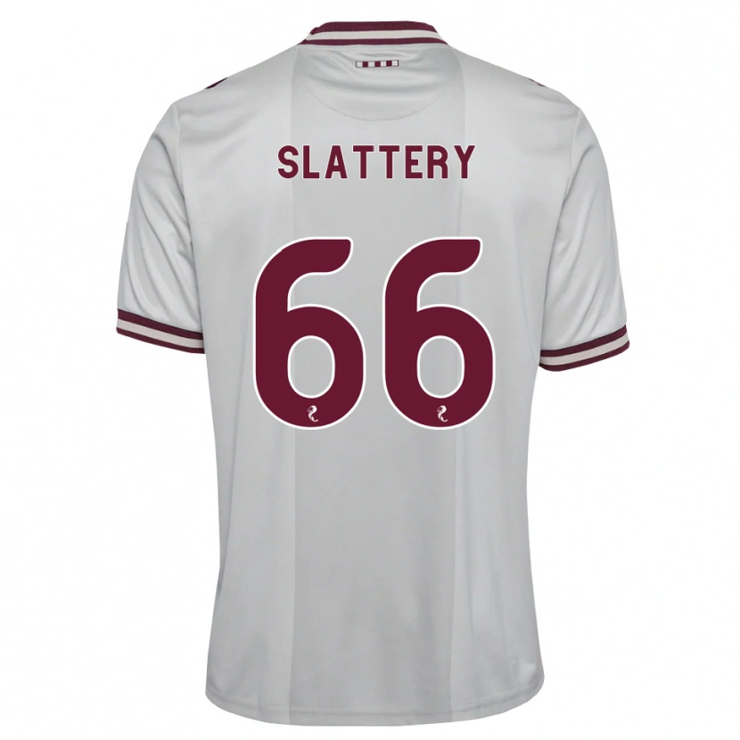 Danxen Męski Jenna Slattery #66 Biały Bordowy Wyjazdowa Koszulka 2026/27 Koszulki Klubowe