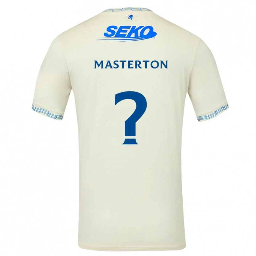 Danxen Męski Ollie Masterton #0 Jasny Błękitny Biały Wyjazdowa Koszulka 2026/27 Koszulki Klubowe