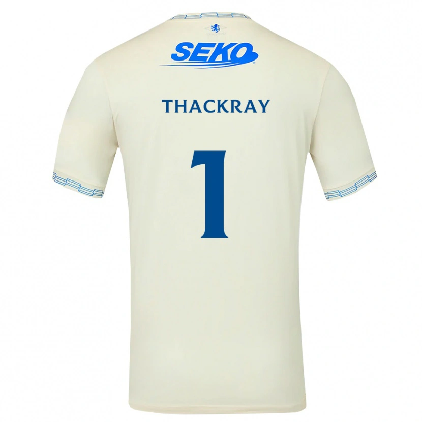Danxen Męski Greig Thackray #1 Jasny Błękitny Biały Wyjazdowa Koszulka 2026/27 Koszulki Klubowe