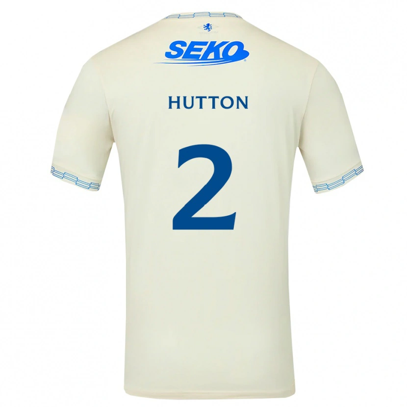 Danxen Męski Ben Hutton #2 Jasny Błękitny Biały Wyjazdowa Koszulka 2026/27 Koszulki Klubowe