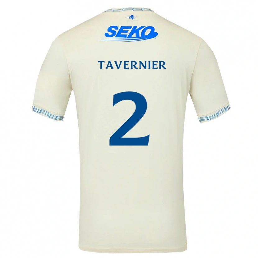 Danxen Męski James Tavernier #2 Jasny Błękitny Biały Wyjazdowa Koszulka 2026/27 Koszulki Klubowe