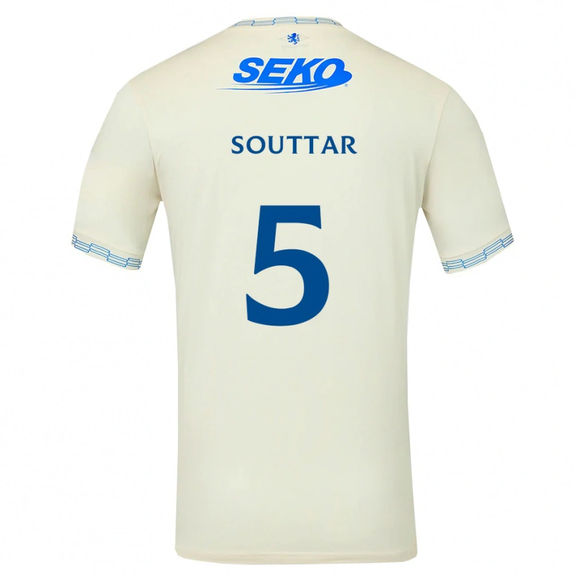 Danxen Męski John Souttar #5 Jasny Błękitny Biały Wyjazdowa Koszulka 2026/27 Koszulki Klubowe