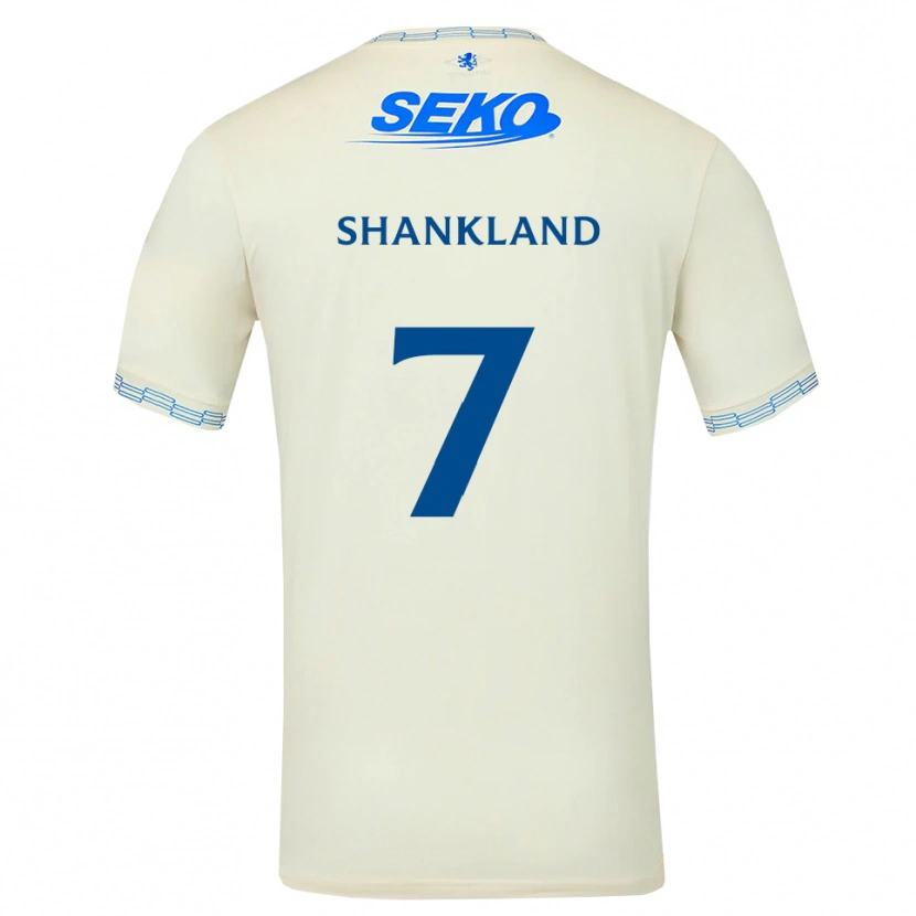 Danxen Męski Lawrence Shankland #7 Jasny Błękitny Biały Wyjazdowa Koszulka 2026/27 Koszulki Klubowe