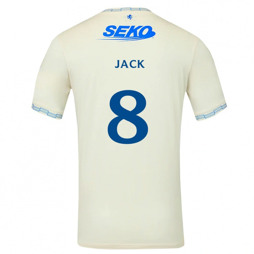Danxen Męski Ryan Jack #8 Jasny Błękitny Biały Wyjazdowa Koszulka 2026/27 Koszulki Klubowe
