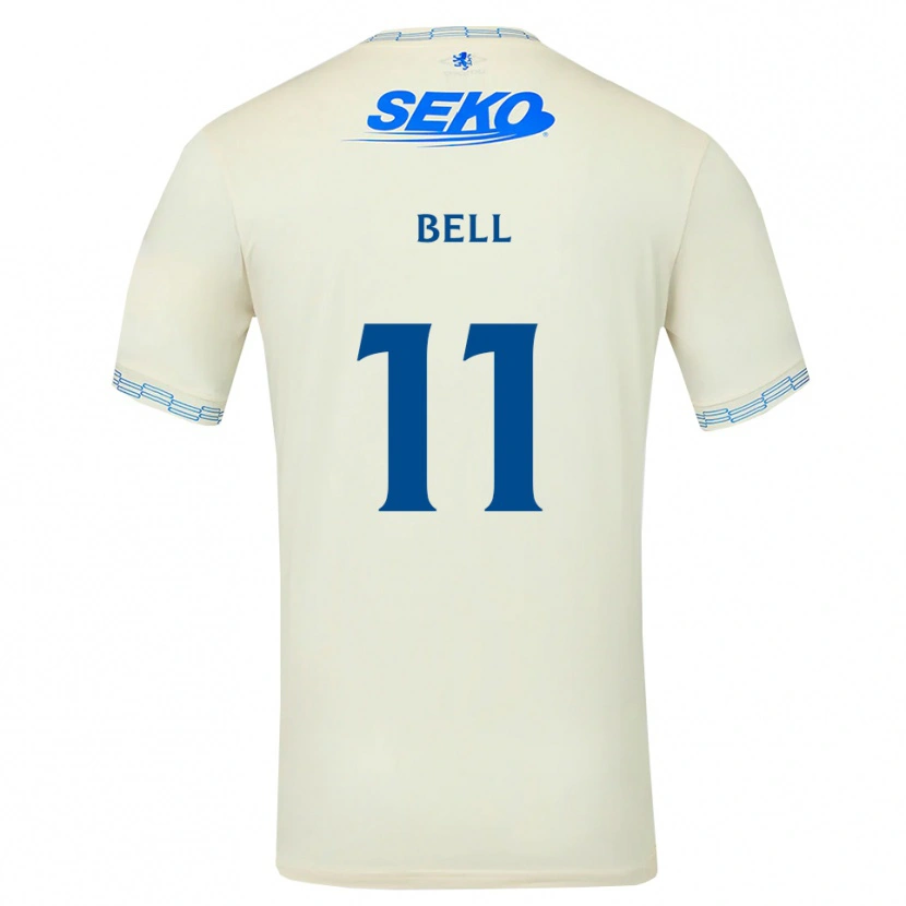Danxen Męski Megan Bell #11 Jasny Błękitny Biały Wyjazdowa Koszulka 2026/27 Koszulki Klubowe