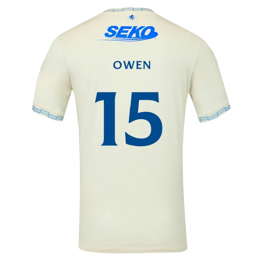 Danxen Męski Conor Owen #15 Jasny Błękitny Biały Wyjazdowa Koszulka 2026/27 Koszulki Klubowe