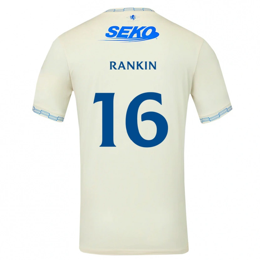 Danxen Męski Luca Rankin #16 Jasny Błękitny Biały Wyjazdowa Koszulka 2026/27 Koszulki Klubowe