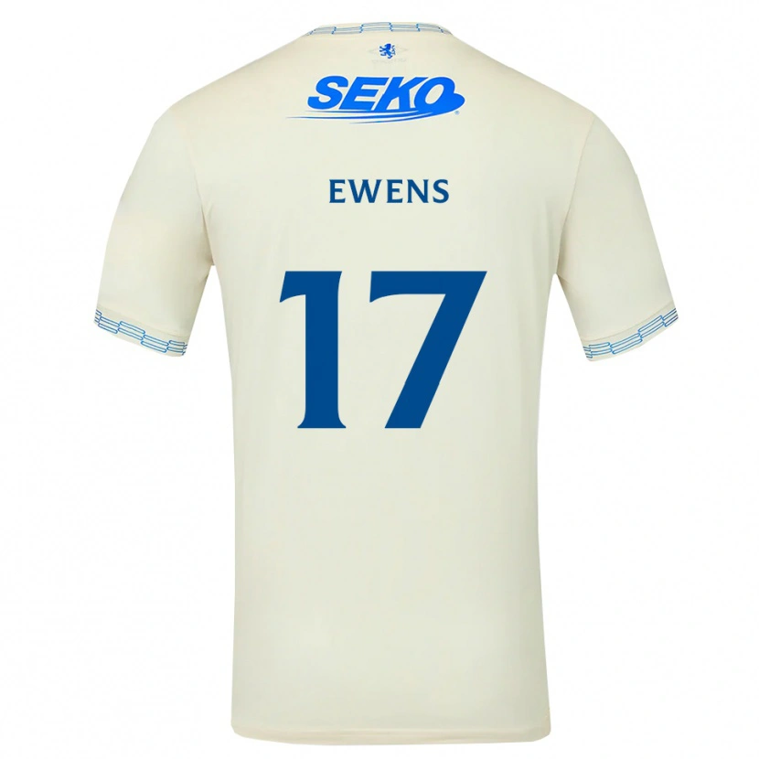 Danxen Męski Sarah Ewens #17 Jasny Błękitny Biały Wyjazdowa Koszulka 2026/27 Koszulki Klubowe