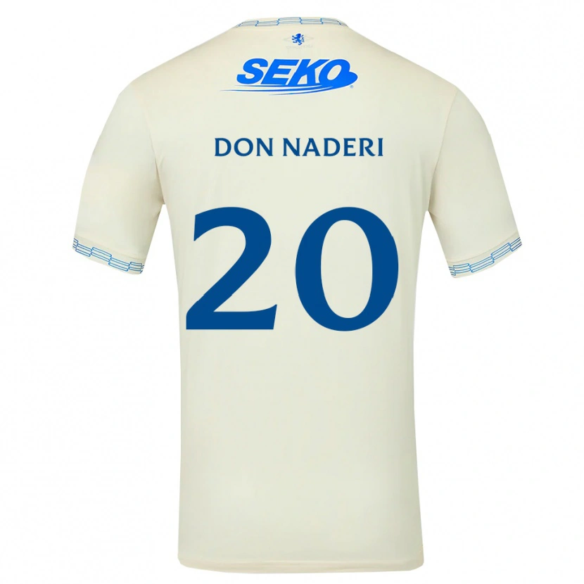 Danxen Męski Ryan Naderi #20 Jasny Błękitny Biały Wyjazdowa Koszulka 2026/27 Koszulki Klubowe