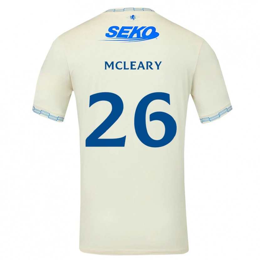 Danxen Męski Jodi Mcleary #26 Jasny Błękitny Biały Wyjazdowa Koszulka 2026/27 Koszulki Klubowe
