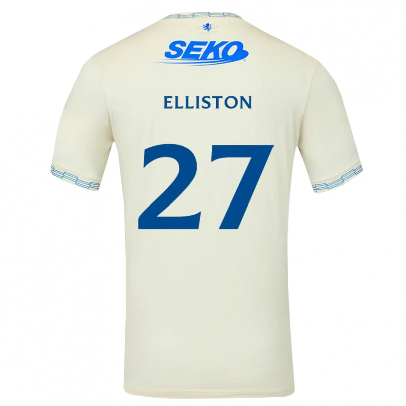 Danxen Męski Maddie Elliston #27 Jasny Błękitny Biały Wyjazdowa Koszulka 2026/27 Koszulki Klubowe