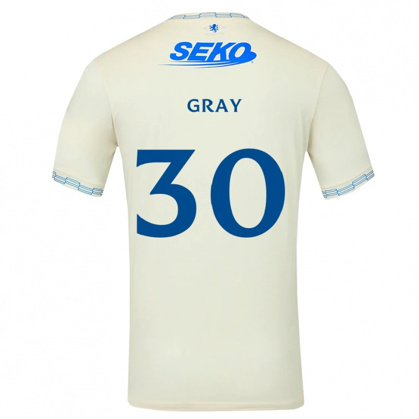 Danxen Męski Georgia Gray #30 Jasny Błękitny Biały Wyjazdowa Koszulka 2026/27 Koszulki Klubowe