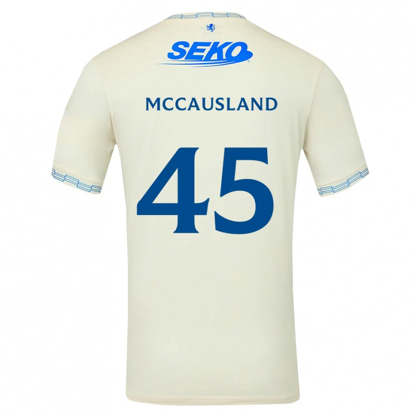 Danxen Męski Ross Mccausland #45 Jasny Błękitny Biały Wyjazdowa Koszulka 2026/27 Koszulki Klubowe