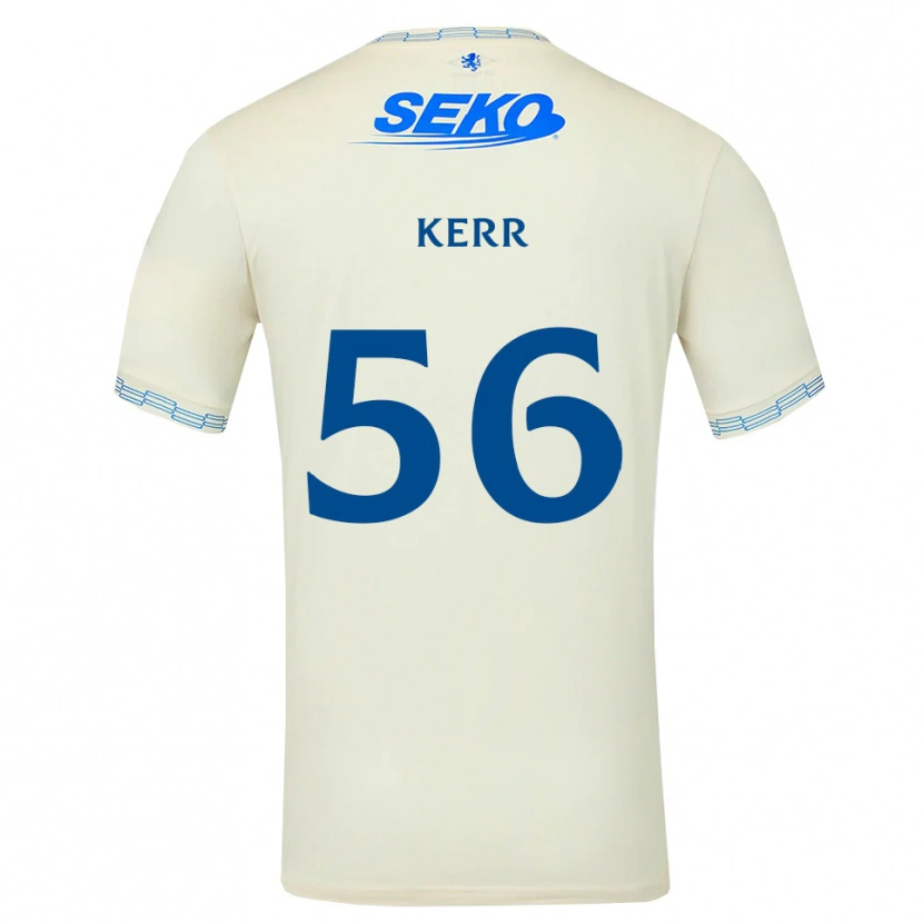 Danxen Męski Arran Kerr #56 Jasny Błękitny Biały Wyjazdowa Koszulka 2026/27 Koszulki Klubowe