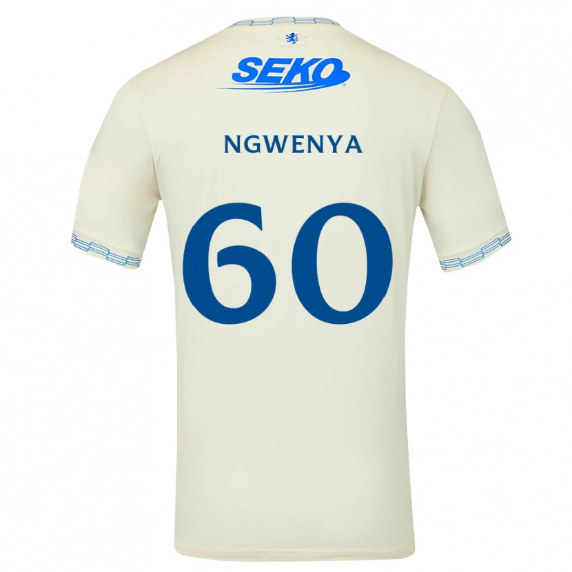 Danxen Męski Corey Ngwenya #60 Jasny Błękitny Biały Wyjazdowa Koszulka 2026/27 Koszulki Klubowe