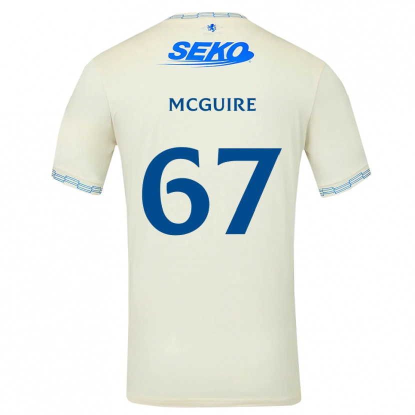 Danxen Męski Rydnn Mcguire #67 Jasny Błękitny Biały Wyjazdowa Koszulka 2026/27 Koszulki Klubowe