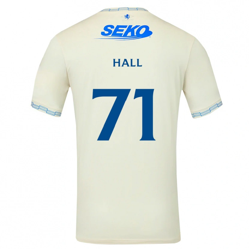 Danxen Męski Ruaridh Hall #71 Jasny Błękitny Biały Wyjazdowa Koszulka 2026/27 Koszulki Klubowe