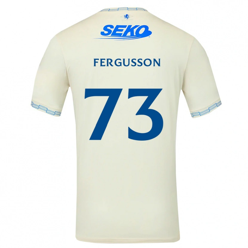 Danxen Męski Coben Fergusson #73 Jasny Błękitny Biały Wyjazdowa Koszulka 2026/27 Koszulki Klubowe
