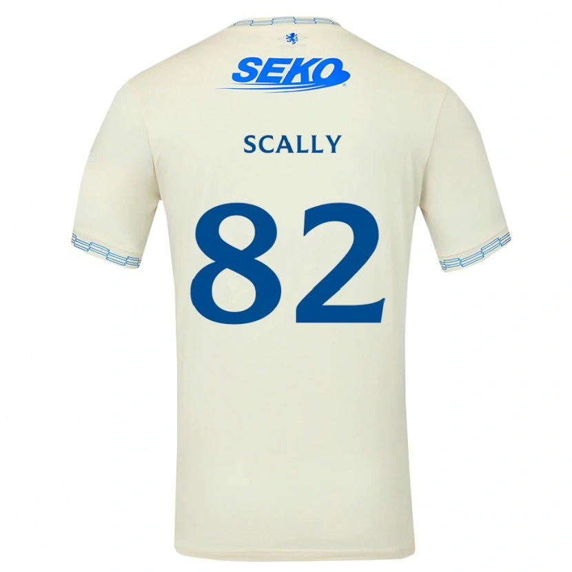 Danxen Męski Ashton Scally #82 Jasny Błękitny Biały Wyjazdowa Koszulka 2026/27 Koszulki Klubowe