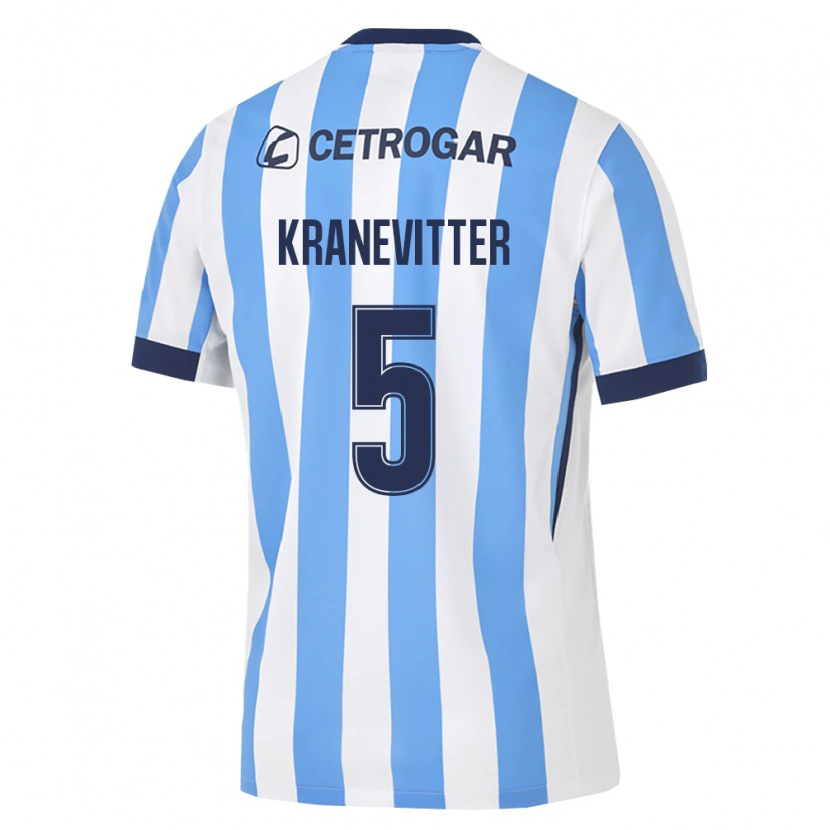 Danxen Kobiety Matías Kranevitter #5 Jasny Niebieski Biały Czarny Domowa Koszulka 2026/27 Koszulki Klubowe