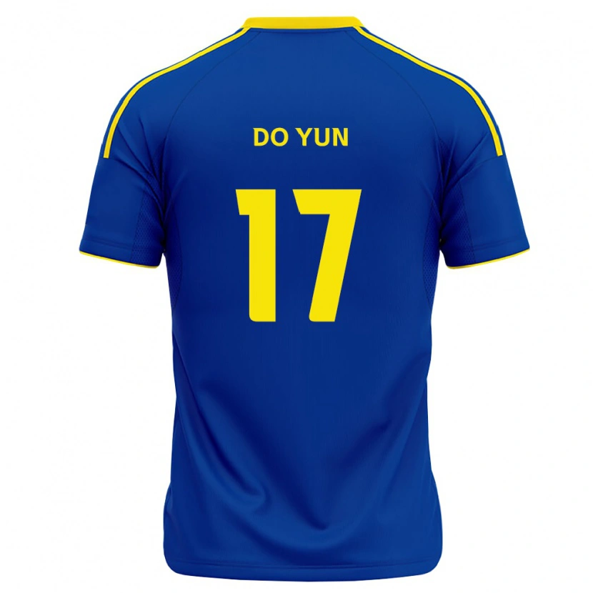 Danxen Kobiety Do-Yun Kwon #17 Królewski Niebieski Żółty Domowa Koszulka 2026/27 Koszulki Klubowe