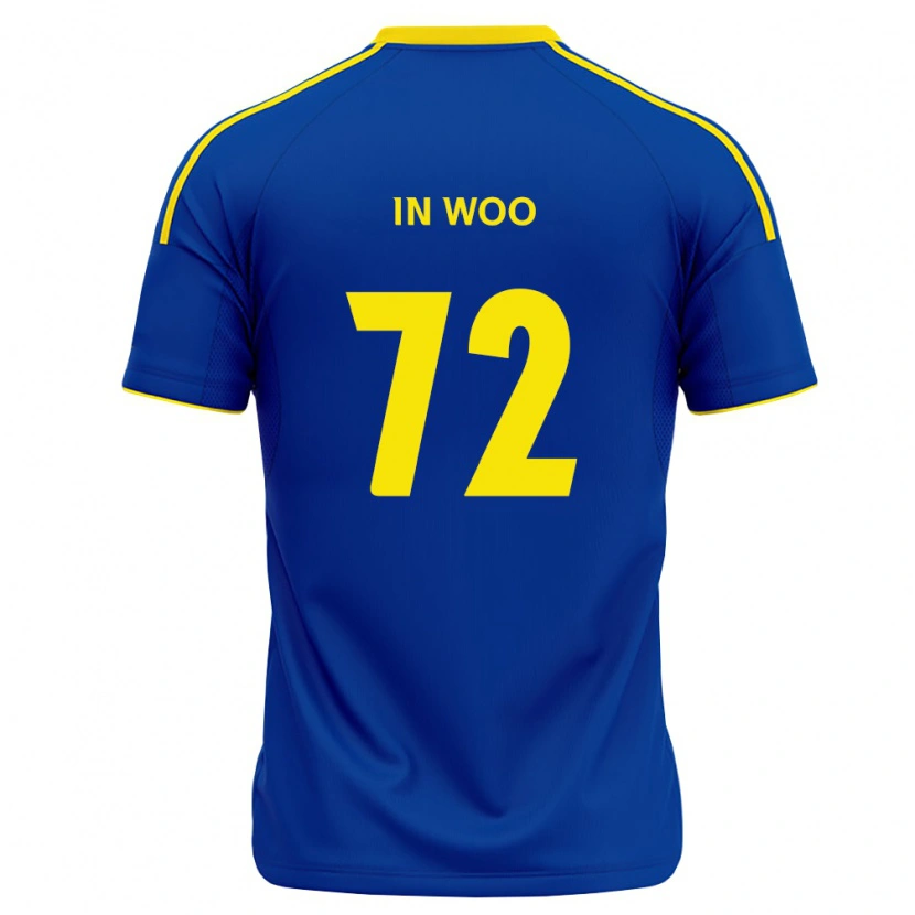 Danxen Kobiety In-Woo Back #72 Królewski Niebieski Żółty Domowa Koszulka 2026/27 Koszulki Klubowe