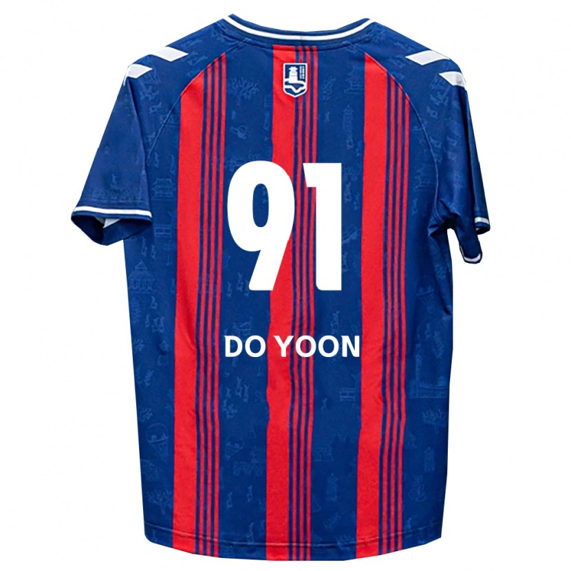 Danxen Kobiety Do-Yoon Kim #91 Niebieski Czerwony Biały Domowa Koszulka 2026/27 Koszulki Klubowe
