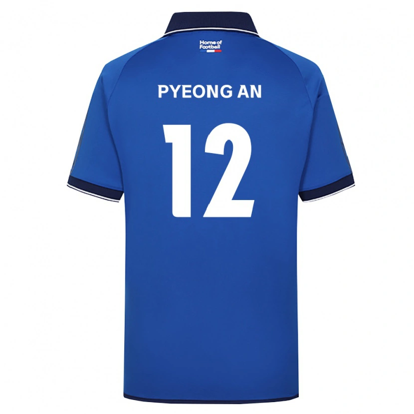 Danxen Kobiety Pyeong-An Lee #12 Królewski Niebieski Biały Czerwony Domowa Koszulka 2026/27 Koszulki Klubowe