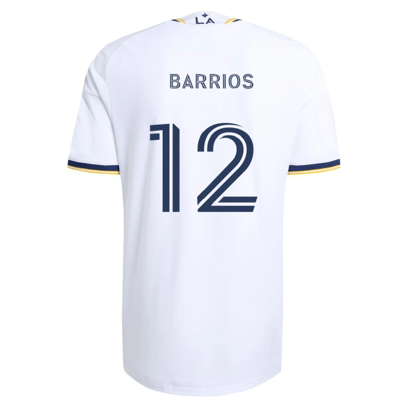 Danxen Kobiety Michael Barrios #12 Niebieski Żółty I Biały Domowa Koszulka 2026/27 Koszulki Klubowe