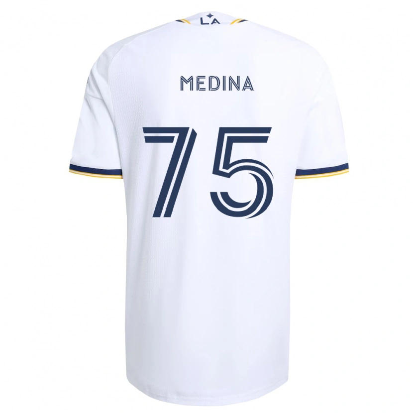 Danxen Kobiety Aaron Medina #75 Niebieski Żółty I Biały Domowa Koszulka 2026/27 Koszulki Klubowe